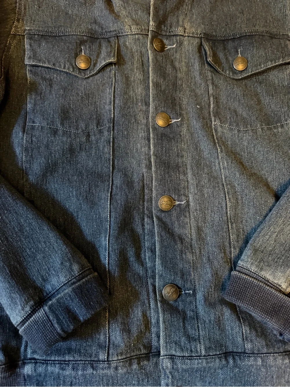 Men's Denim Shirt Jacket - Dark Blue